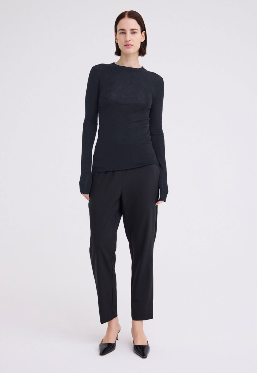 Jac + Jack Clue Merino Wool Sweater - Darkest Navy